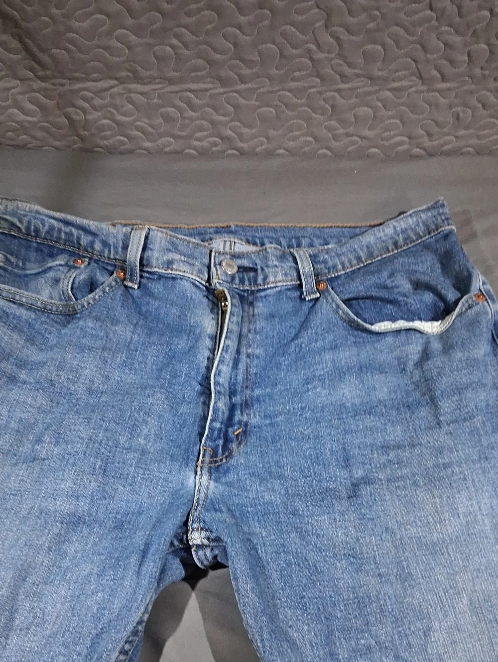 Levi's Men’s Classic Blue Denim Jeans 505 Size 36x32 - Blue